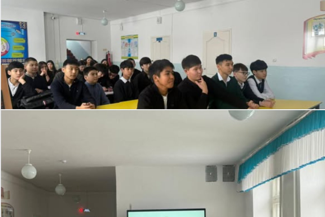 Оқушылардың сапалы, дұрыс тамақтану мақсатында Ата-аналар мен оқушыларға арналған: "5 секундтық жапсырма-өмірлік ден-саулығың"тақырыбында бейне ролик көрсетілді.